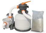 Pompa Per Sabbia 8327 L/H + Sabbia 25Kg Bestway 58499