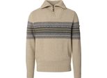Redmond Casual Uomo Maglia Troyer Zipper Comfort Marrone Fantasia Xxl