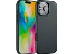 Custodia Per Iphone 16 Pro Max - Vera Pelle - Custodia Rigida/Cover Accezz - Verde Scuro