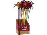 Display Giocattolo Magic Cat Manichino Con Piuma E Campana 17 Cm + 49 Cm 24 Pezzi