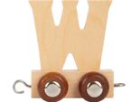 Small Foot - Treno Di Lettere In Legno - W - 12 Pezzi