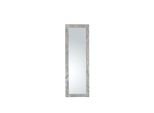 Mo.Wa Specchio Specchio Da Parete Specchio Inclinato Cornice In Legno Moderno Cm. 47X142 Specchio Verticale E Orizzontale, Argento Lucido Specchio Per Corridoio Specchio In Legno Specchio A Figura Intera