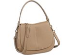 Toscanto Borsa A Tracolla Da Donna In Pelle Taupe Beige OTT178UI3
