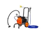Spruzzatore Airless Vevor Con Membrana, Spruzzatore Airless Efficiente Da 900 W Con Carrello, Spruzzatore Airless Da 1800 Psi, Con Asta Di Prolunga, Sistema Di Spruzzatura Airless Ad Alta Pressione Da 1,8 L/Min
