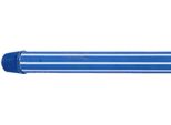 BÜMag Manico In Metallo Yoyo 130 Cm Con Filo, Blu/Bianco