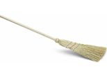 Siena Home 902-60300 Spazzola Di Paglia Di Riso Per Bambini 75 Cm A 3 Cuciture, Manico In Legno, Naturale