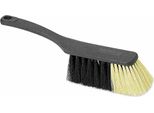 Siena Home 902-00300 Spazzola A Mano Capelli In Plastica Corpo In Plastica Con Barba, Nero/Bianco