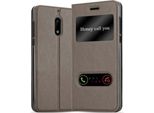 Cadorabo Custodia Protettiva Per Nokia 6 2017 Cover In Marrone Custodia Del Telefono Cellulare Custodia A Libro Custodia Cover