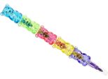 Orsacchiotti Con Pastelli Colorati - Set Di 5 Pastelli In Diversi Colori - Un Pratico Regalo Per Bambini