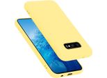Cadorabo Custodia Protettiva Per Samsung Galaxy S10E Custodia In Giallo Telefono Cellulare Custodia Cover Tpu Etui