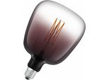 Osram Vintage 1906 Led Con Tonalità Fumo, 4,5W, 150Lm, Forma A Globo Con Diametro Di 140Mm E Base E27, Colore Della Luce Bianco Caldo, Filamento Dritto, Dimmerabile, Fino A 15.000 Ore Di Vita Utile