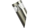 Rabalux 7826 Lisbon Lampada Da Parete Per Esterni, 7W, 4000K, 560Lm, Grigio-Argento, Rotonda, Bianco Neutro, IP54, ø80Mm