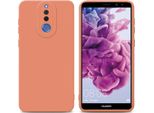 Cadorabo Cover Per Huawei Mate 10 Lite Cover Protettiva In Silicone Tpu Arancione Custodia Per Telefono Cellulare