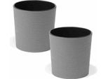 Siena Garden Fioriera Locon Set Di 2 25 Cm Grigio