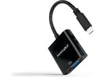 Nanocable 10.16.4101-BK/ Cavo Convertitore Usb Tipo-C Maschio - Vga Femmina