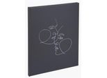 Exacompta 47689E Libro Degli Ospiti 100 Pagine Argento 27X22Cm Avorio