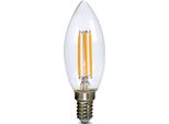 Solight Lampadina Led Retro, Candela 4W, E14, 3000K, 360°, 440Lm