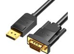 Vention Cavo Convertitore Hblbh/ Displayport Maschio - Vga Maschio/ 2 M/ Nero