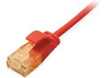 Equip 626202 Equip Cavo Patch Cat6A Slim U/Utp 2Xrj45 0,50M Rot Lszh Polybeutel