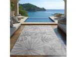 Carpetsale24 Tappeto Da Esterno Impermeabile E Resistente Ai Raggi Uv Ideale Per Cucina Balcone Terrazza Giardino Soggiorno, Dimensioni: 140X200 Cm