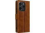 Avizar, Cover Per Xiaomi Redmi Note 14 4G Video Stand, Marrone