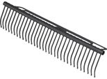 Siena Garden Rastrello Per Prato 40 Denti 70 Cm
