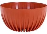 Pflanzschale Palma 30 Cm Brick Kunststoff 29,8 X 29,8 X 15,6 Cm