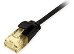Equip 626900 Equip Cavo Patch Cat6A Slim U/Utp 2Xrj45 0,15 M Nero Lszh Polybag