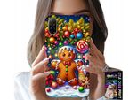 Custodia Per Samsung Galaxy A07 4G - Gingerbread, Candy Christmas Patterns + Vetro