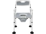 Sedia Da Doccia, Altezza Del Sedile Regolabile Da 40 A 50 Cm, Capacità Di Carico 150 Kg, Dimensioni Del Sedile 42*37 Cm, Lunghezza Del Bracciolo 23 Cm, Peso Lordo 4,5 Kg