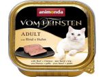Animonda Vom Feinsten Adult Con Manzo E Pollo 100Gx32