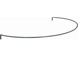 Siena Garden 119-2230 Anello Di Sostegno T&T Mezzo Tondo. 54 Cm Di Diametro, Verde