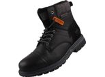 Dockers By Gerli Stivali In Pelle Foderati Da Uomo Nero