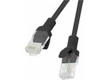 Lanberg PCU6-10CC-0100-BK Lanberg Patchcord CAT.6 Utp 1M Schwarz Fluke Zertifikat