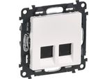 Presa 2Xrj45 Cat 5E. Utp Valena Life Legrand - Bianco