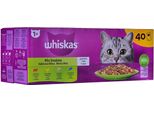 Whiskas Cibo Umido Per Gatti Gusti Misti In Bustine Di Gelatina 40X85 G