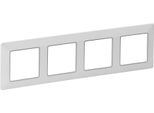 Legrand Vlife 4FOLD Frame Uw/Chrom (754034)