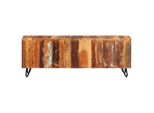 Syfax™ Mobile Porta Tv 110X30X40 Cm In Legno Massello Riciclato