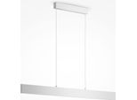 Lampada A Sospensione A Led, Metallo Bianco, Lunghezza 118,5 Cm