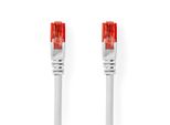 Cavo Di Rete CAT6 | RJ45 Maschio | RJ45 Maschio | U/Utp | 2,00 M | Rotondo | Pvc | Bianco | Etichetta