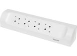 Legrand 694503, Presa Multipla Angolare, Bianco. Presa Multipla Senza Interruttore, Presa Multipla Con 4 Prese Di Corrente, Presa Multipla Senza Fili.