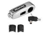 Bloccaggio Universale Della Leva Del Freno Del Manubrio Della Moto, Antifurto Della Manopola Dell'acceleratore (Argento)