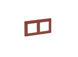 Cornice Doppia Valena Leben Legrand - Terracotta