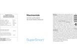 Supersmart Niacinamide Vitamin B3 Dietary Supplement - 180 Caps. Veg.