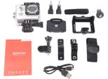 K1080HD 12MP Videocamera Subacquea Impermeabile Outdoor Bike Diving Sport Action Bianco Bianco