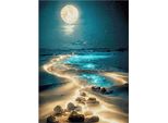 Maaleo 26769 Quadro Diamante 40 X 30 Cm, Spiaggia