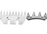 Lama In Acciaio Inox Per Tosatrice Per Pecore, Elevata Durezza, Lama Di Ricambio (Lama Dritta A 9 Denti (+ Lama Girevole))