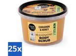 Organic Shop - Scrub Corpo Ringiovanente Alla Cannella - Esfoliante E Idratante - 250 Ml - Value Pack - 25 Pezzi