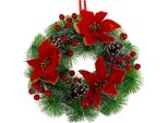 Ruhhy 26470 Ghirlanda Di Natale Con Ornamenti 30 Cm