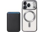 Inf Custodia Magnetica Nera Per Iphone 17 Pro Max - Pc, Porta Carte Inclusa